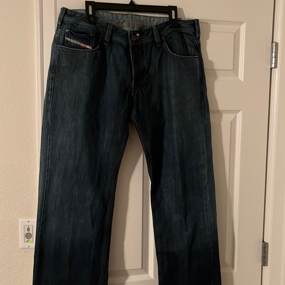 Diesel Yarik wash0087j jeans for men . Size 36  ,inseam 33. Color Blue  related